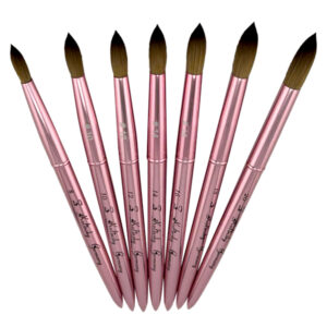Z Brushes - Kolinsky – Acrylic Pink Handle