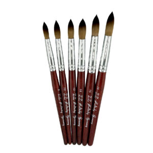 ZZ Brushes –Kolinsky –  Wood Handle