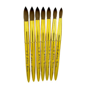 Z Brushes - Kolinsky – Acrylic Gold Handle